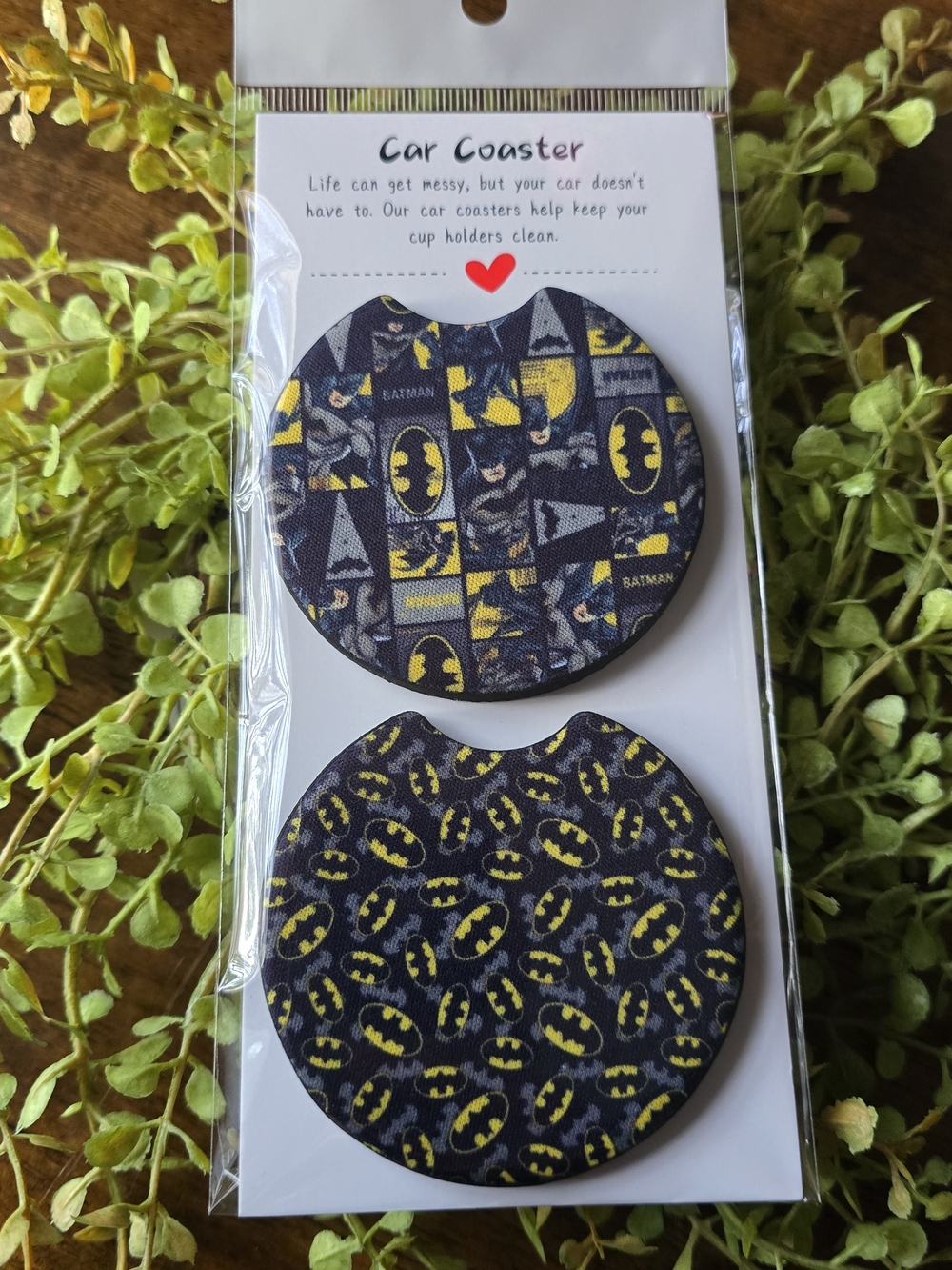 Batman Car Coaster Set